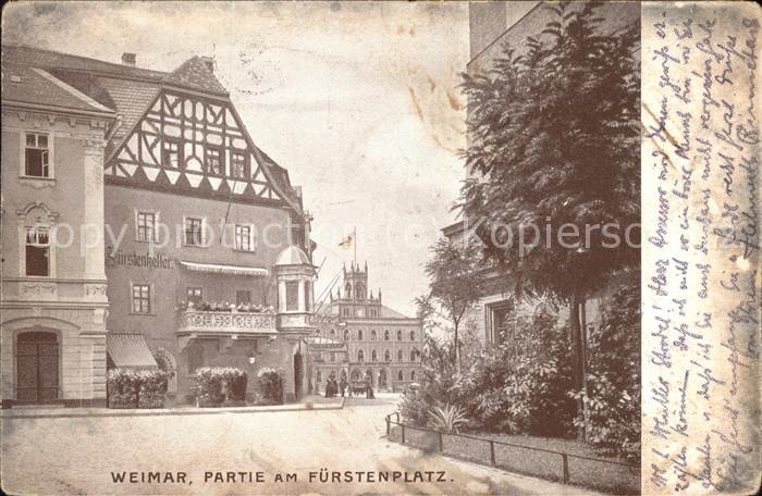 Weimar Thueringen Fürstenplatz