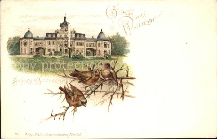Weimar Thueringen Schloss Belvedere