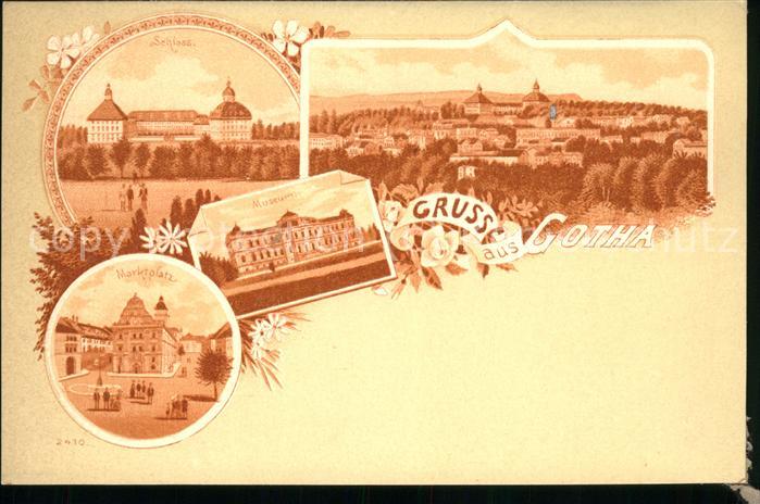 Gotha Thueringen Marktplatz Schloss
