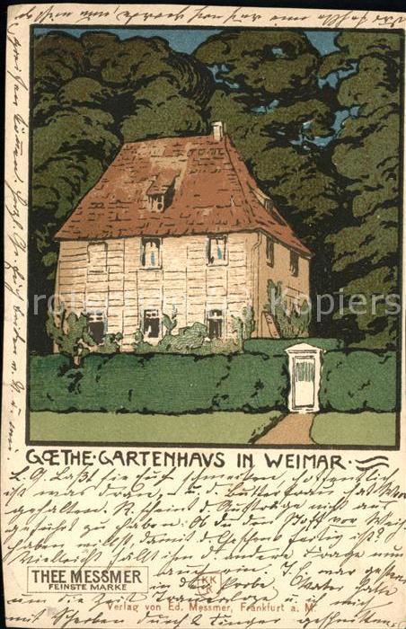 Weimar Thueringen Goethes Gartenhaus