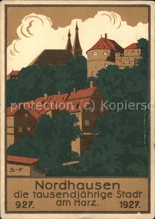Nordhausen Thueringen tausendjähre Stadt
