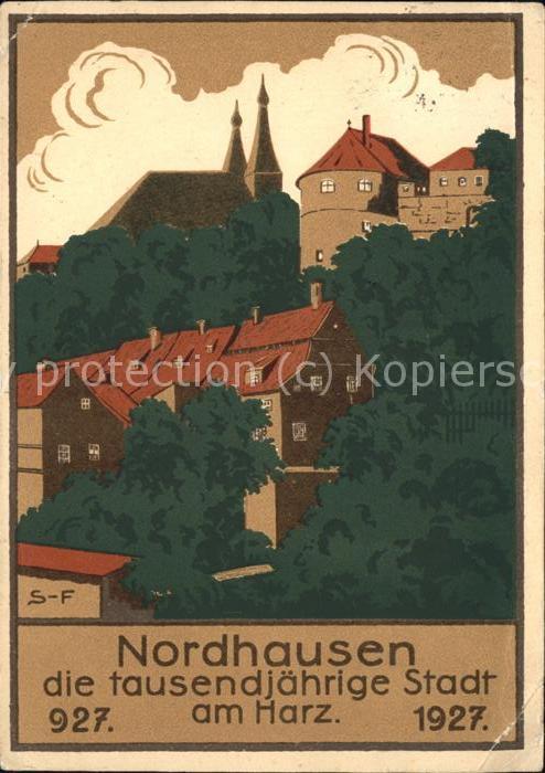 Nordhausen Thueringen tausendjährige Stadt