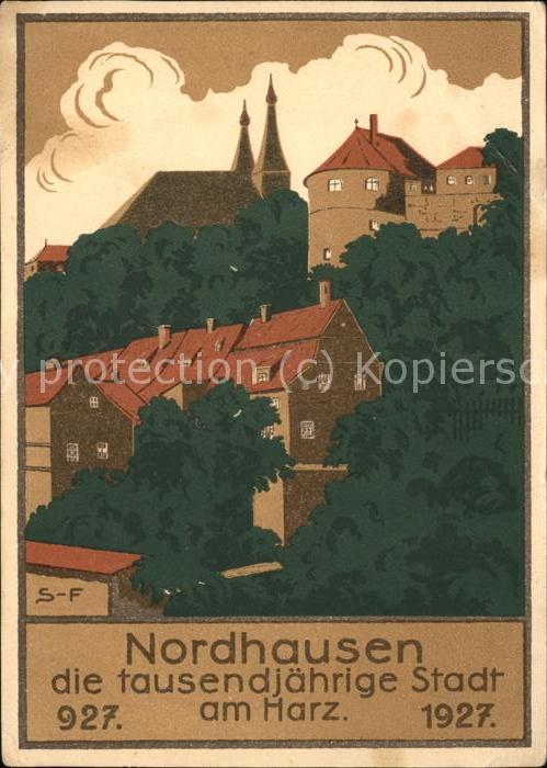 Nordhausen Thueringen tausendjährige Stadt