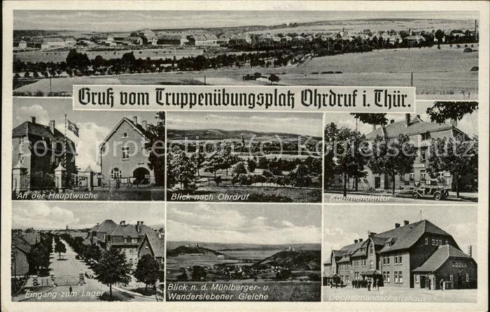 Ohrdruf Truppenlager Übungsplatz Soldaten Komma