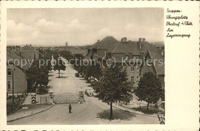 Ohrdruf Truppenlager Eingang