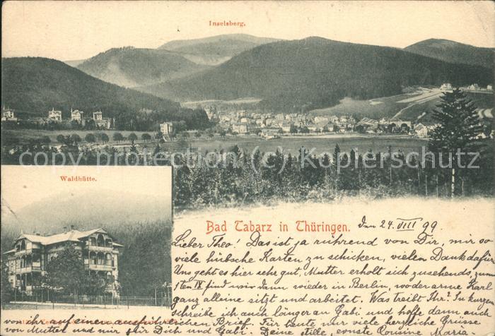 Tabarz Panorama Inselberg Waldhüte