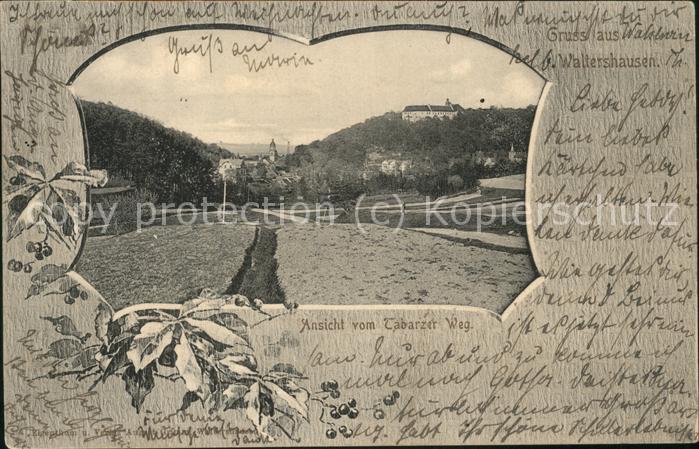 Waltershausen Gotha Ansicht vom Tabarzer Weg