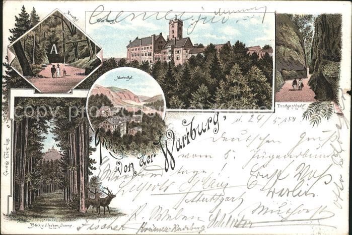 Wartburg Eisenach Wartung Drachenschlucht Hohe Sonne Mari