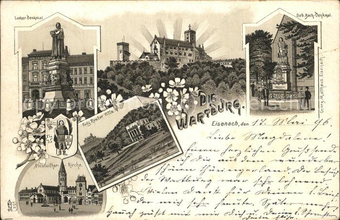 Wartburg Eisenach Wartung Burghorf Luther-Denkmal Fritz-R
