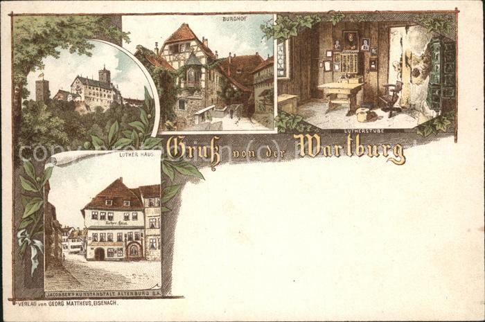 Wartburg Eisenach Wartung Burghorf Luther-Haus Luther-Stu