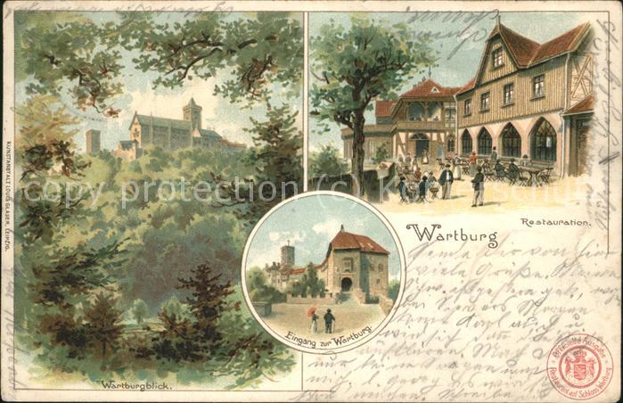 Wartburg Eisenach Wartung Eingang Restaurant