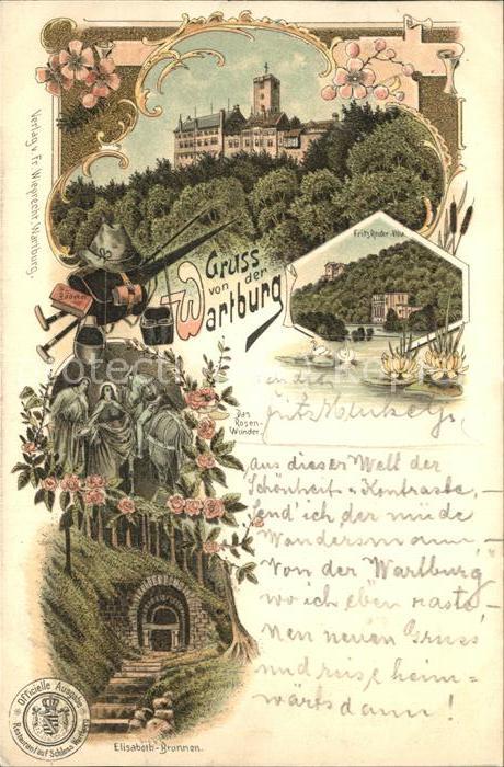 Wartburg Eisenach Wartburg Fritz-Reuter-Villa Elisabethen