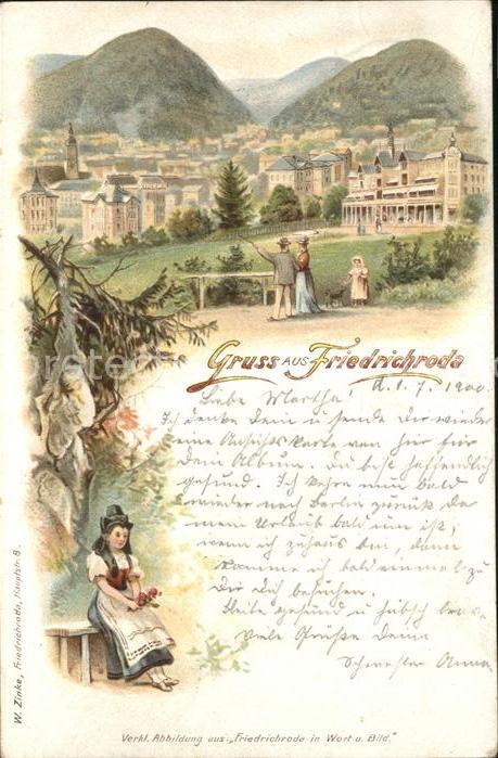 Friedrichroda Panorama Tracht