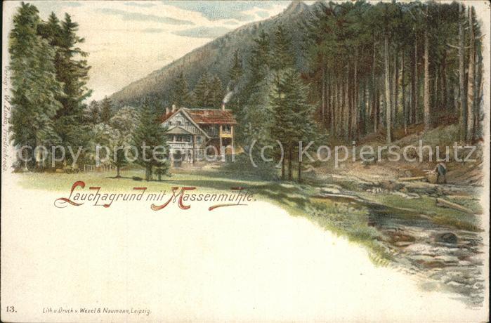 Lauchagrund Massenmühle Bach