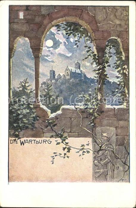 Wartburg Eisenach Wartburg bei Nacht
