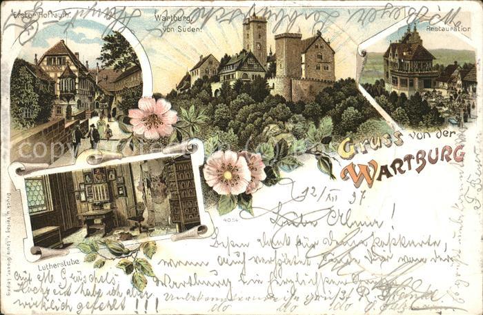 Wartburg Eisenach Wartburg Burghorf Luther-Stube Restaura