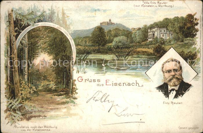 Eisenach Thueringen Wartburg Hohe Sonne Fritz-Reuter-Villa