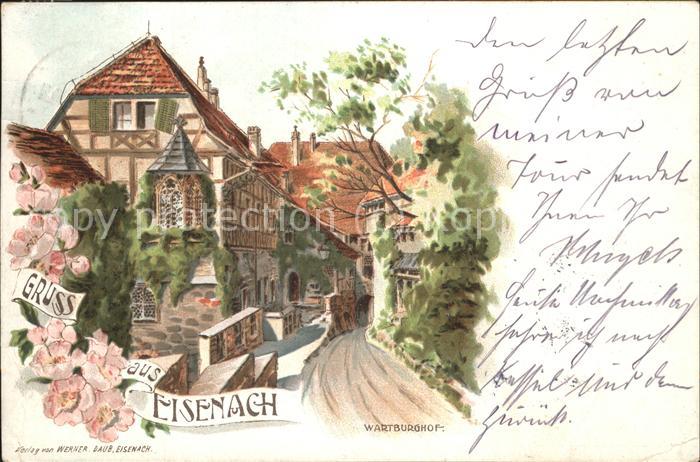 Eisenach Thueringen Wartburghof