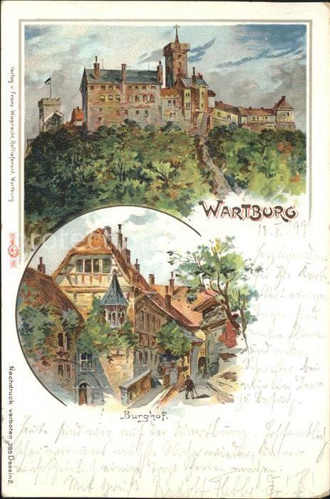 Wartburg Eisenach Wartburg Burghof