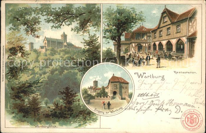 Wartburg Eisenach Wartburg Eingang Restauration