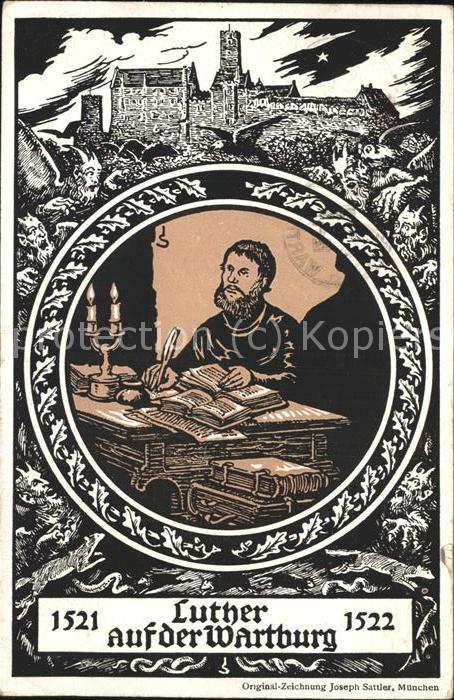Wartburg Eisenach Luther auf der Warburg 1521 bis 1522