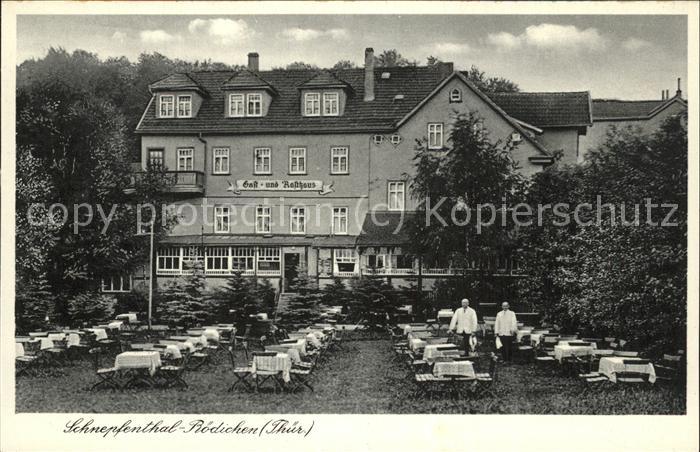 Schnepfenthal Gasthaus Gartenterrasse Arno Kröter
