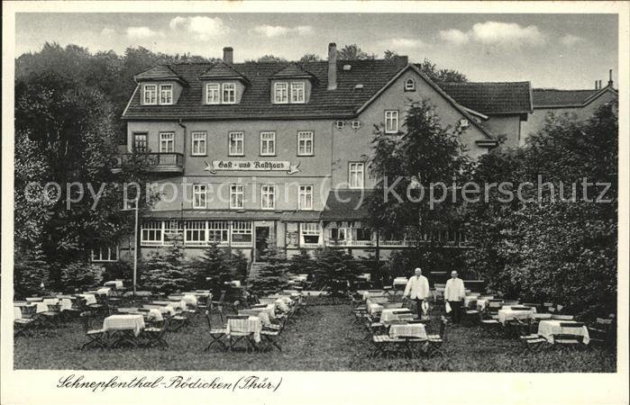 Schnepfenthal Gasthaus Gartenterrasse Arno Kroeter