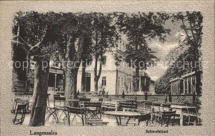 Bad Langensalza Schwefelbad Gartenterrasse