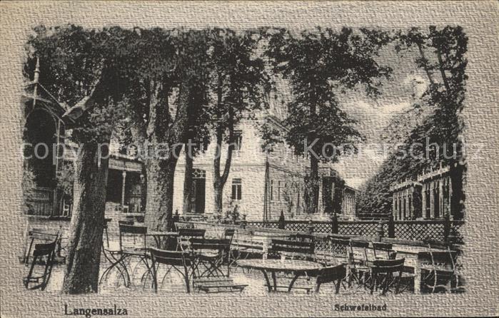 Bad Langensalza Schwefelbad Gartenterrasse