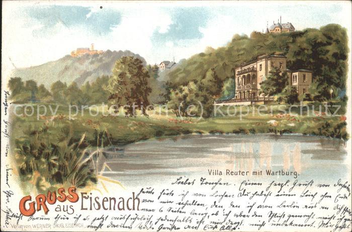 Eisenach Thueringen Wartburg Fritz-Reuter-Villa