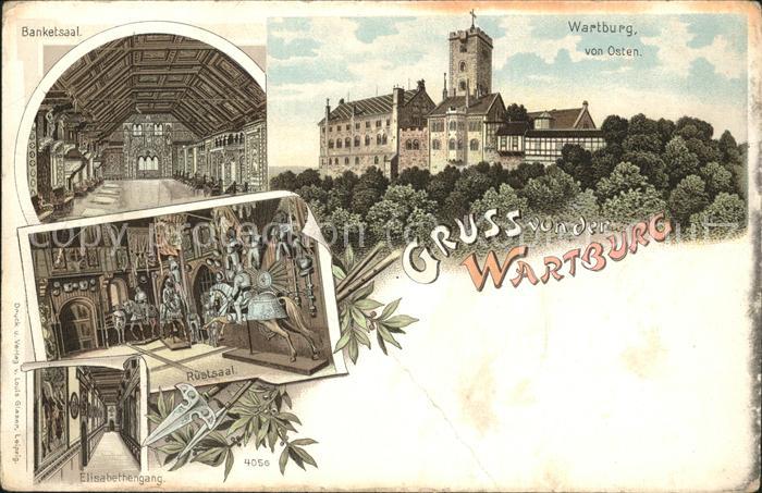 Wartburg Eisenach Wartburg Baketsaal Ruestsaal Elisabethengang