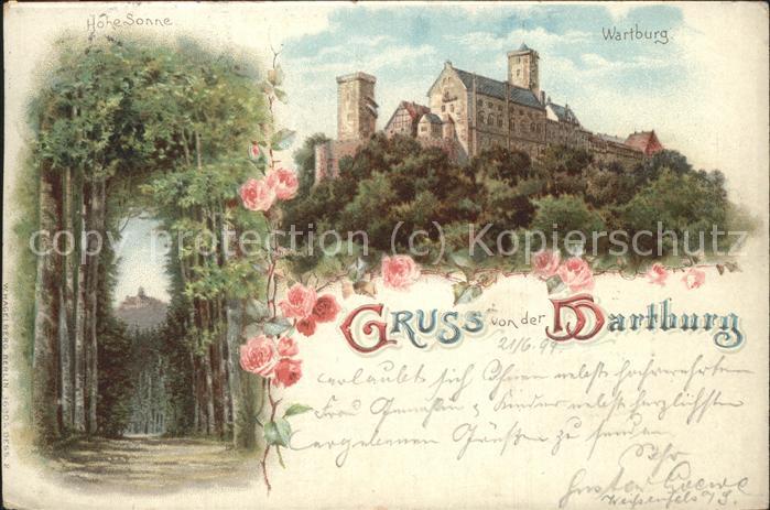 Wartburg Eisenach Wartburg Hohe Sonne