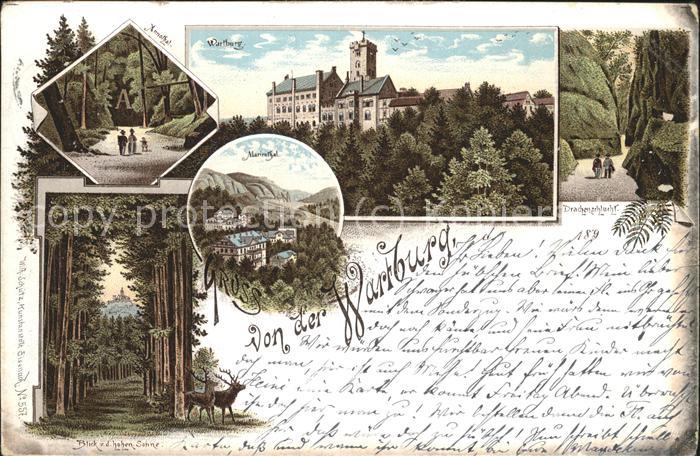 Wartburg Eisenach Wartburg Hohe Sonne Drachenschlucht Mar