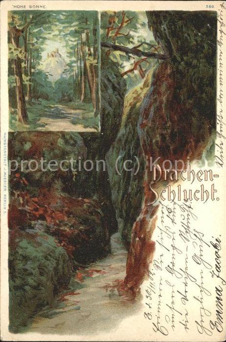 Eisenach Thueringen Drachenschlucht