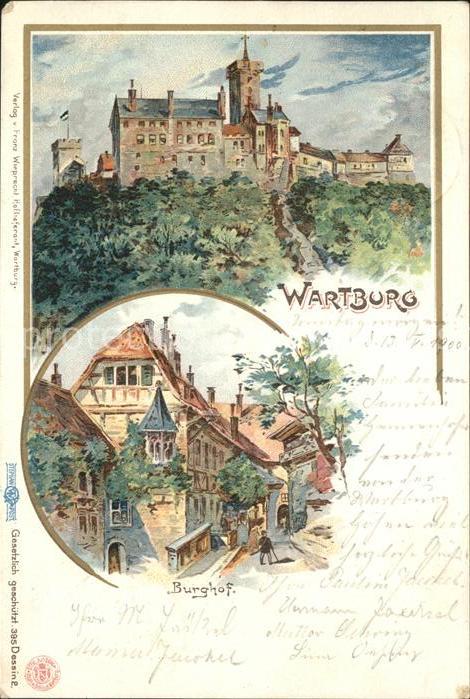 Wartburg Eisenach Wartburg Burghof