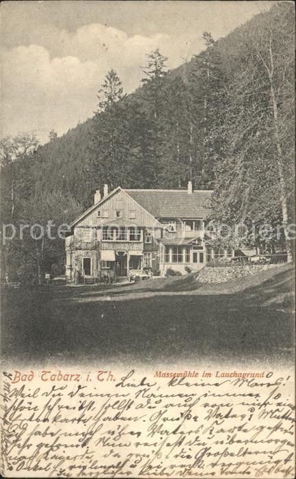 Tabarz Massenmühle im Lauchagrund