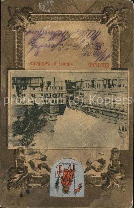 Eisenach Thueringen Schloss Rathaus Wappen