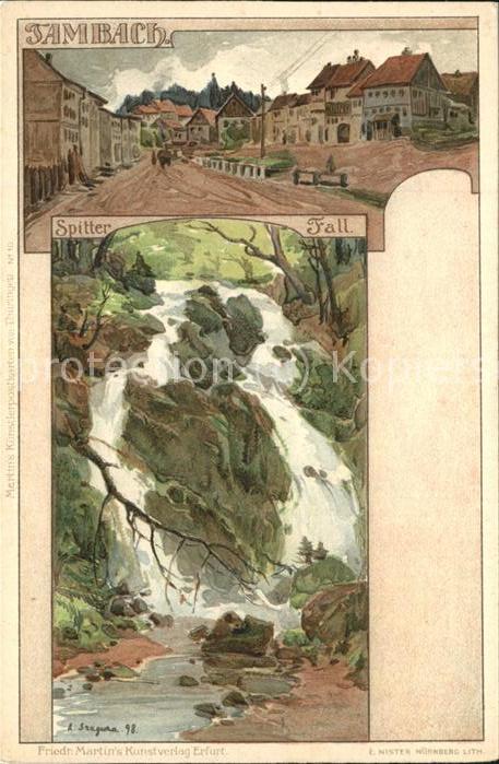 Tambach-Dietharz Panorama Spitter-Wasserfall