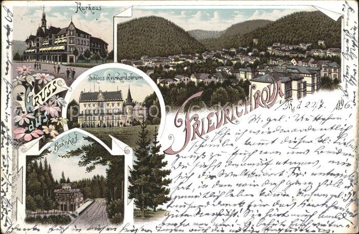 Friedrichroda Schloss Reinhardsbrunn Panorama Kurhaus