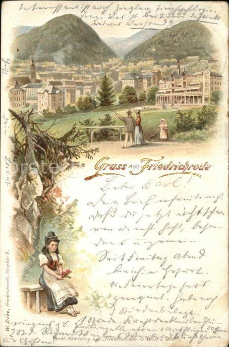 Friedrichroda Panorama Tracht