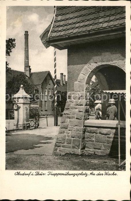 Ohrdruf Truppenübungsplatz Wache