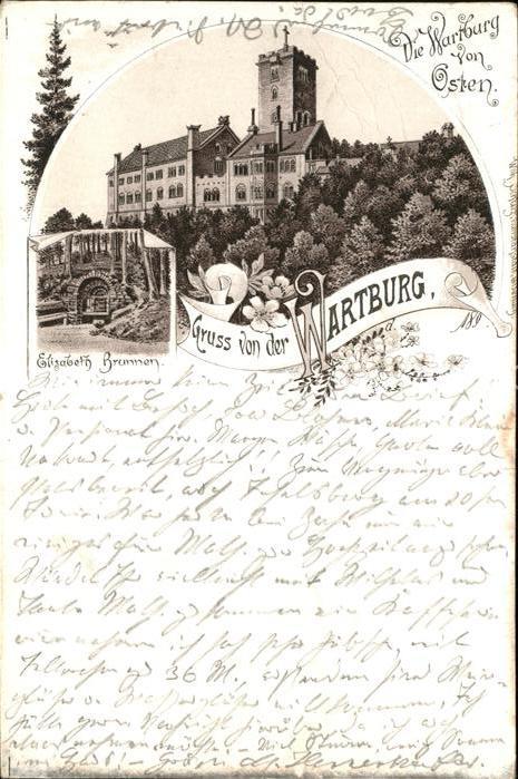Wartburg Eisenach Wartburg Elisabeth-Brunnen