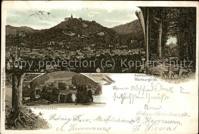 Eisenach Thueringen Wartburg Hohe Sonne Wilhelmsthal