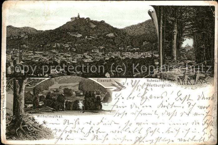 Eisenach Thueringen Wartburg Hohe Sonne Wilhelmsthal