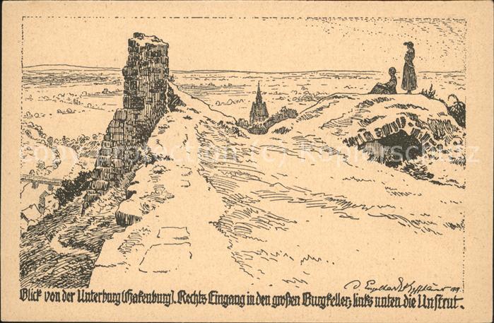 Oldisleben Sachsenburgen Unterburg