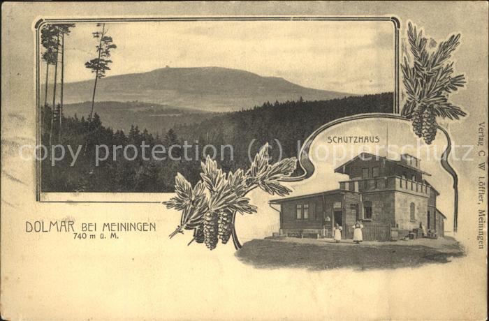 Meiningen Thueringen Dolmar Schutzhaus