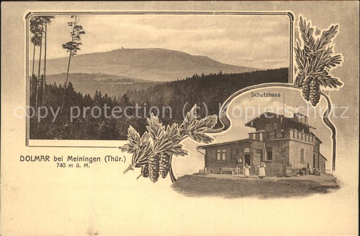 Meiningen Thueringen Dolmar Schutzhaus