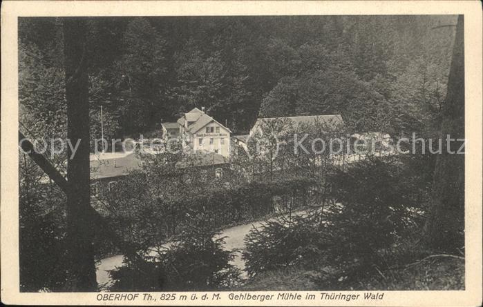 Oberhof Thueringen Gehlberger Mühle