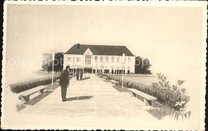 Schmalkalden Thueringen Christliche Pflegeanstalt Architektenzeichnung