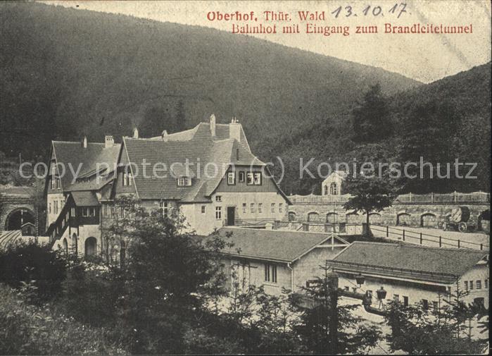 Oberhof Thueringen Bahnhof Brandleitetunnel